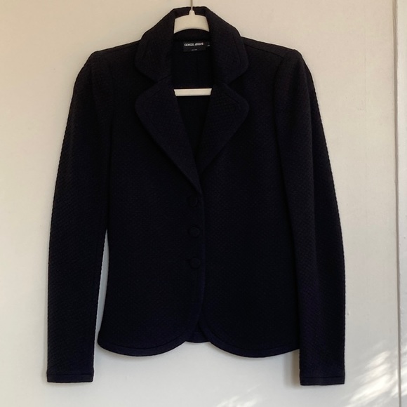 Giorgio Armani Womens Blazer Jacket Size 4 Business Professional Quiet Luxury - Picture 1 of 16